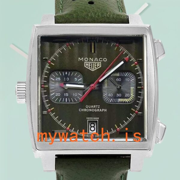 Tag Heuer Monaco 40mm CAW211E.FC6414 Mens Leather Strap: Genuine vs. Replica Analysis