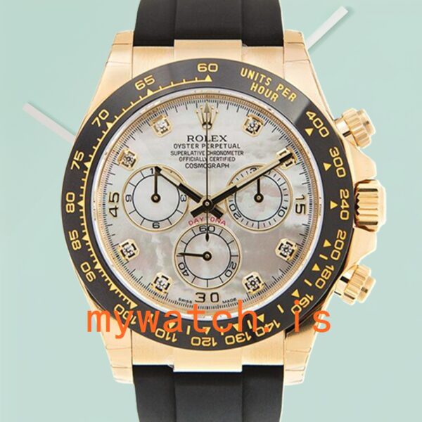 Rolex Daytona 40mm Mens 116518MDR Automatic Gold-tone: Genuine vs. Replica Analysis