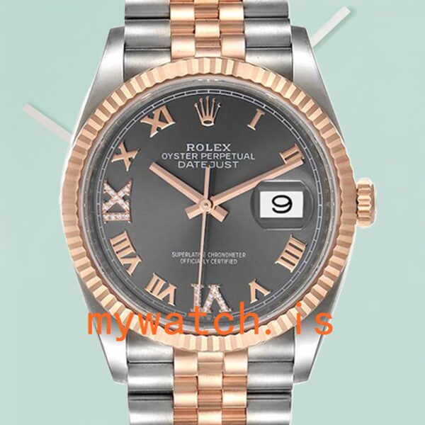Rolex Datejust Men's M126231-0023 36mm Grey Dial: A Timeless Classic