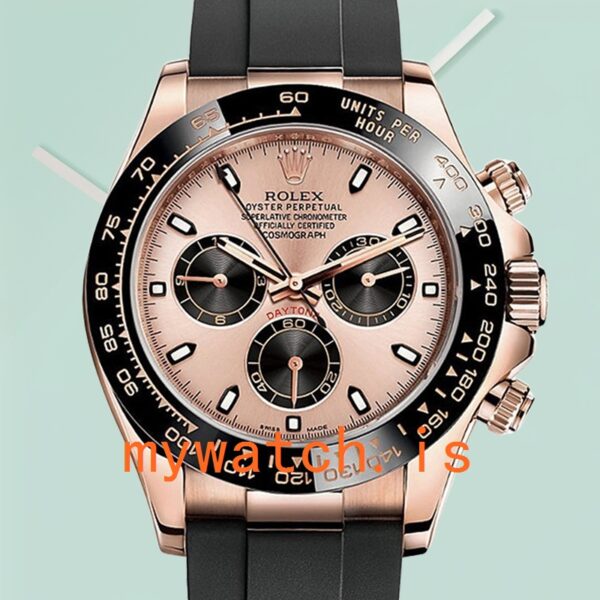 Rolex Daytona Mens 40mm m116515ln-0018 Rose Gold-tone: Genuine vs. Replica