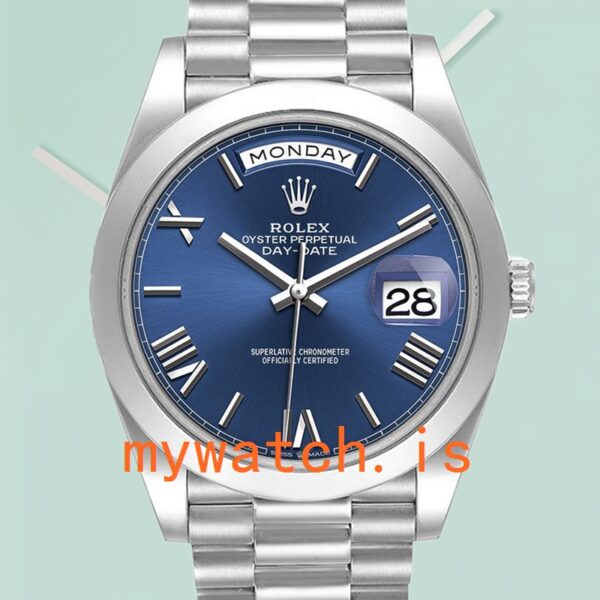 Rolex Day-Date 228206 40mm Mens President Bracelet: Authentic vs. Replica