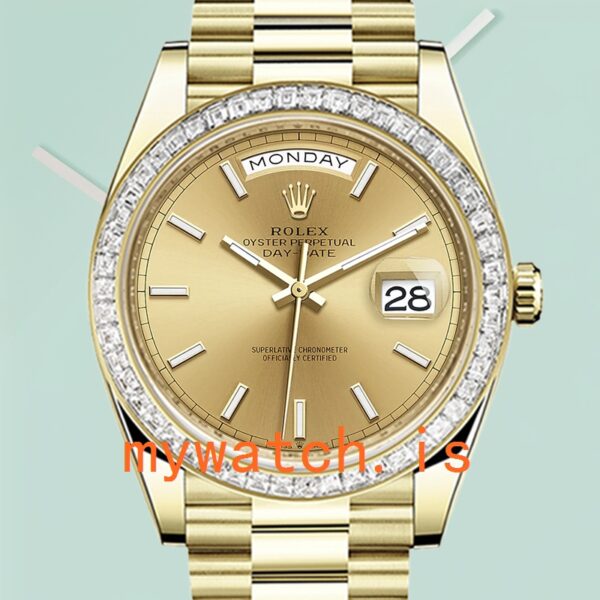 Rolex Day-Date 40mm m228398tbr-0007 Mens Diamond Bezel Gold-tone: The Epitome of Luxury