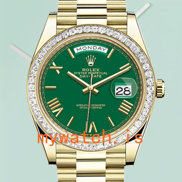 Rolex Day-Date Men's m228398tbr-0039 40mm Green Dial: A Symbol of Prestige and Precision