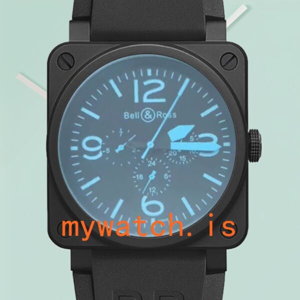 Bell & Ross Instruments 46mm Black Dial Mens BR01-94 Automatic: A Timeless Masterpiece