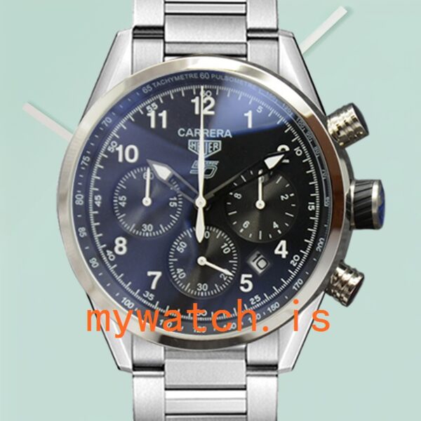 Tag Heuer Carrera 43mm CarreraBKAB-015 Men Silver-tone: A Timeless Masterpiece