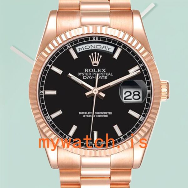 Rolex Day-Date 118235 Mens 36mm Automatic Stainless Steel: A Timeless Masterpiece