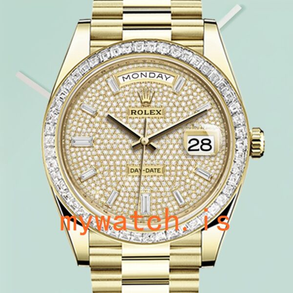 Rolex Day-Date M228398TBR-0036 Mens 40mm Automatic: Authentic vs. Replica