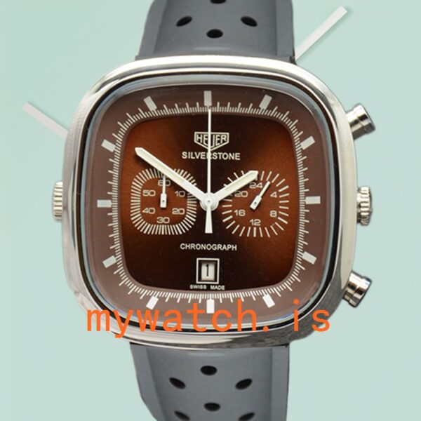 Tag Heuer Silverstone Men 43mm SilverstoneBRSR-005 Rubber Band: A Timeless Piece