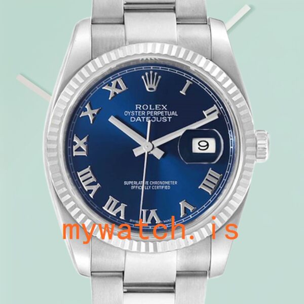 Rolex Datejust Men's 36mm 116234BLRO Stainless Steel: A Timeless Classic