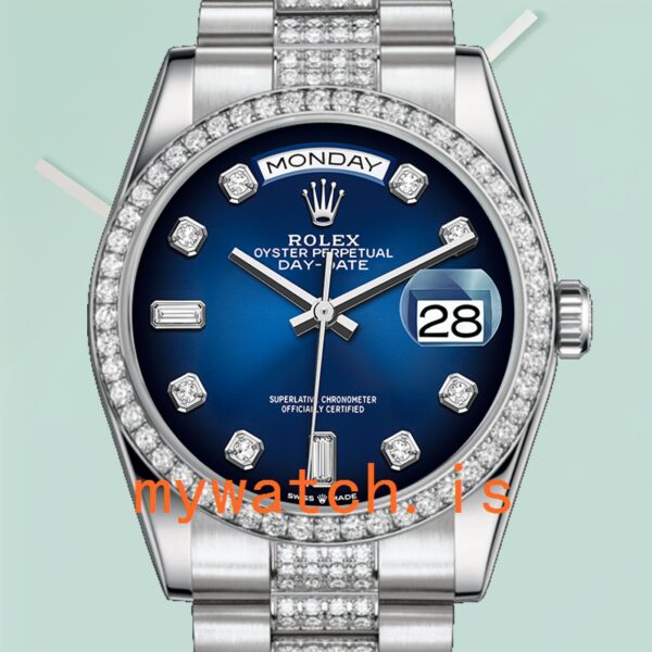 Rolex Day-Date 36mm Mens 128349 Blue Dial: A Symbol of Elegance and Precision