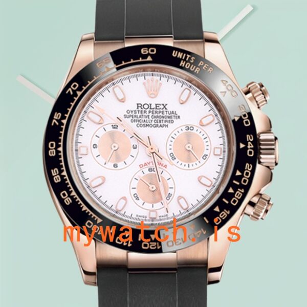 Rolex Daytona 116515 40mm Mens Rose Gold-tone White Dial: Genuine vs. Replica