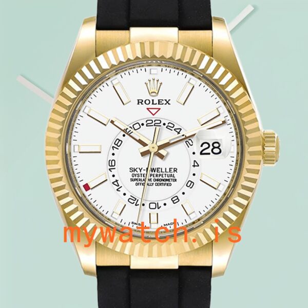 Rolex Sky-Dweller 42mm Mens m326238-0006 White Dial: Authentic vs. Replica